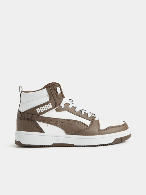 Puma Rebound V6 Mid White/Brown