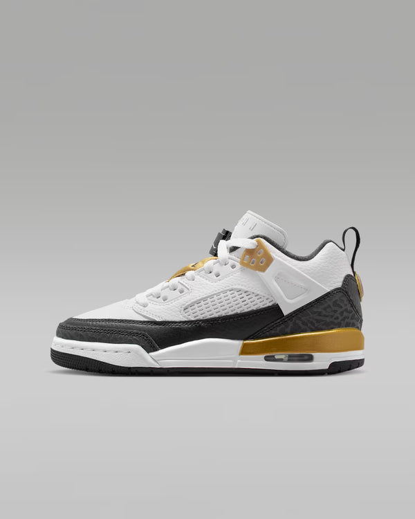 Air Jordan 4 (White/Black/Metallic Gold)